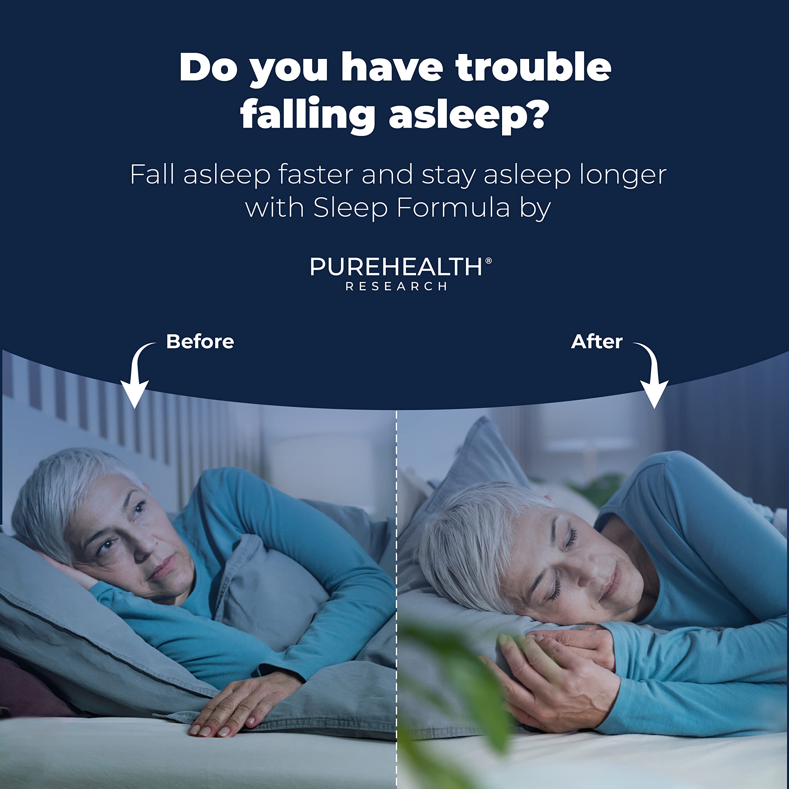 Formule Sommeil PUREHEALTH RESEARCH, L-Tryptophane – précurseur utile de la sérotonine