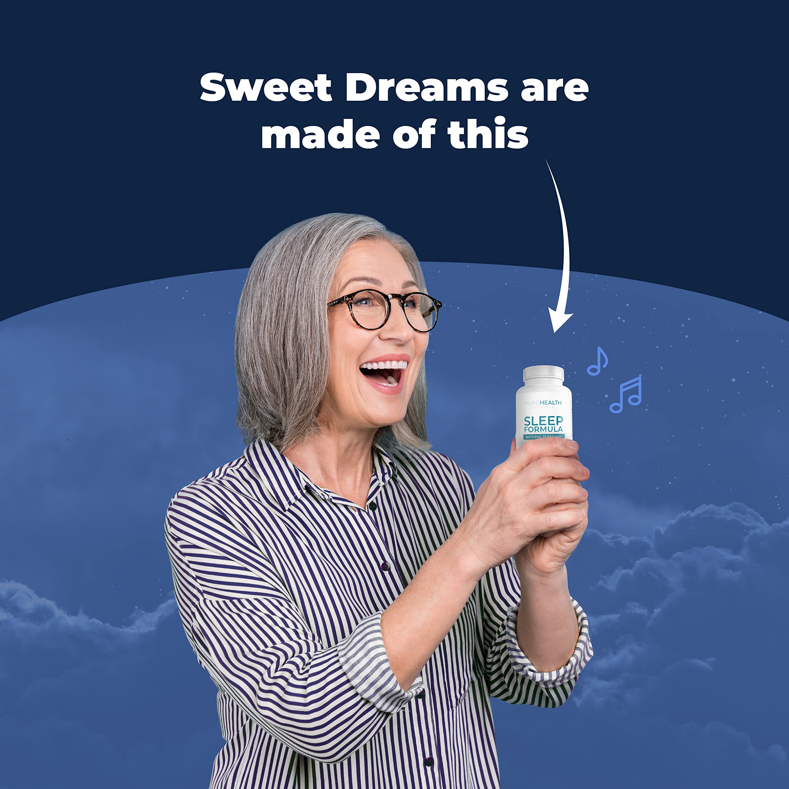 Formule Sommeil PUREHEALTH RESEARCH, scène nocturne – rituel relaxant avant le coucher