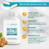 PureHealth Research Vitamine D et K2 — comprimés essentiels pour l'équilibre calcique.