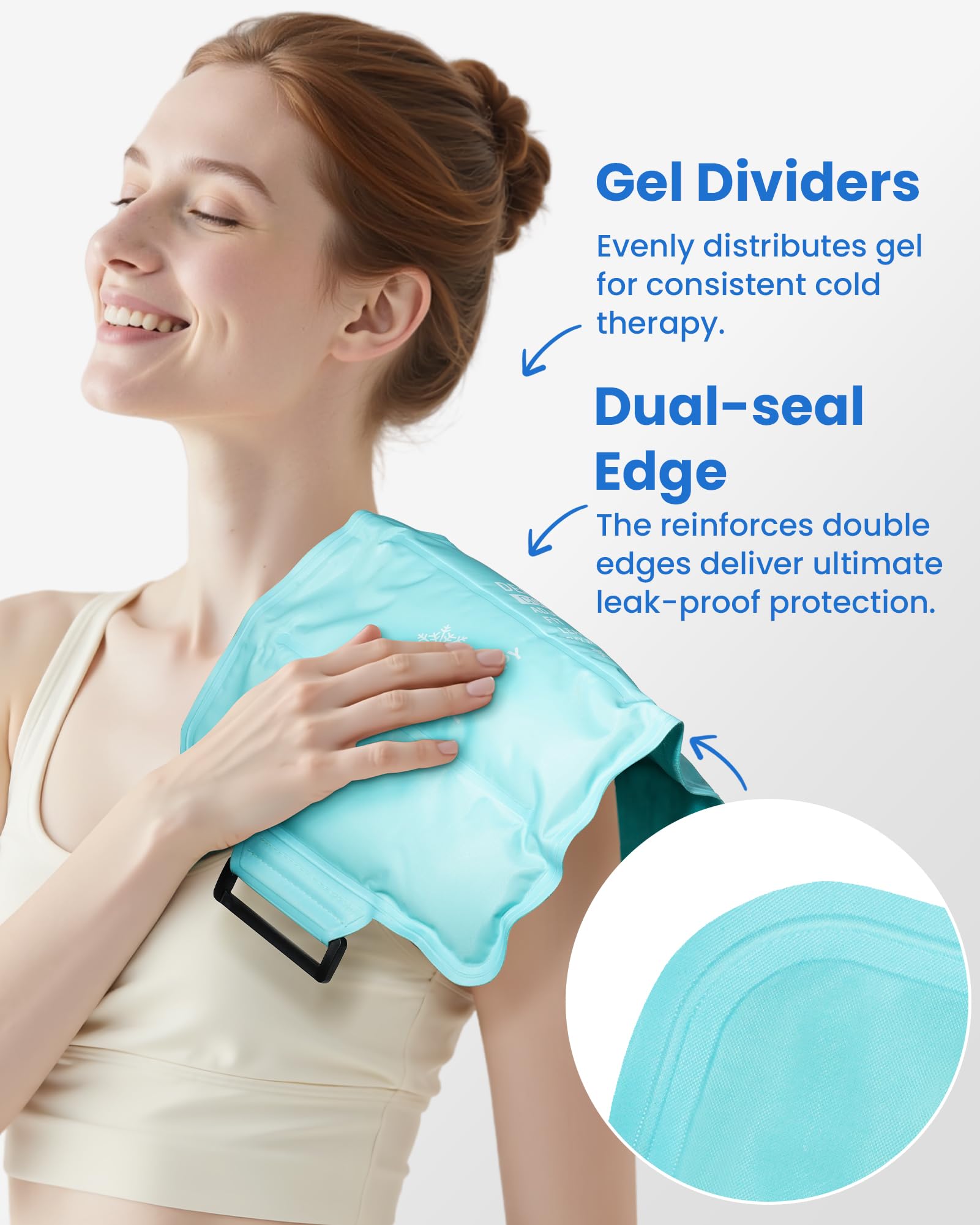 Purella gel-pack-congelation utilise le froid pour apaiser les petites gênes.