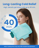 Purella gel-pack-coude enroulé autour du coude pour un soulagement local.
