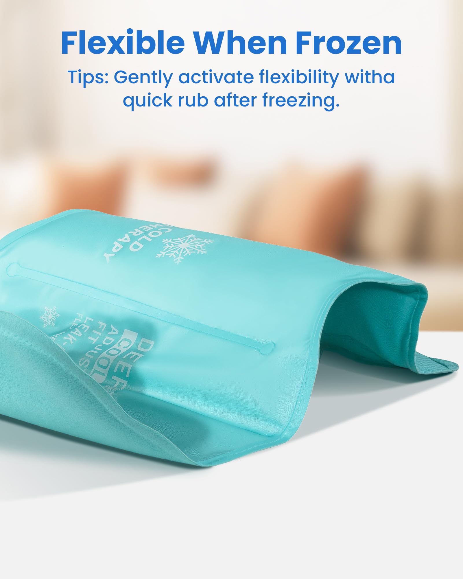 Purella gel-pack-epaule épousant la forme de l’épaule pour un maintien confortable.