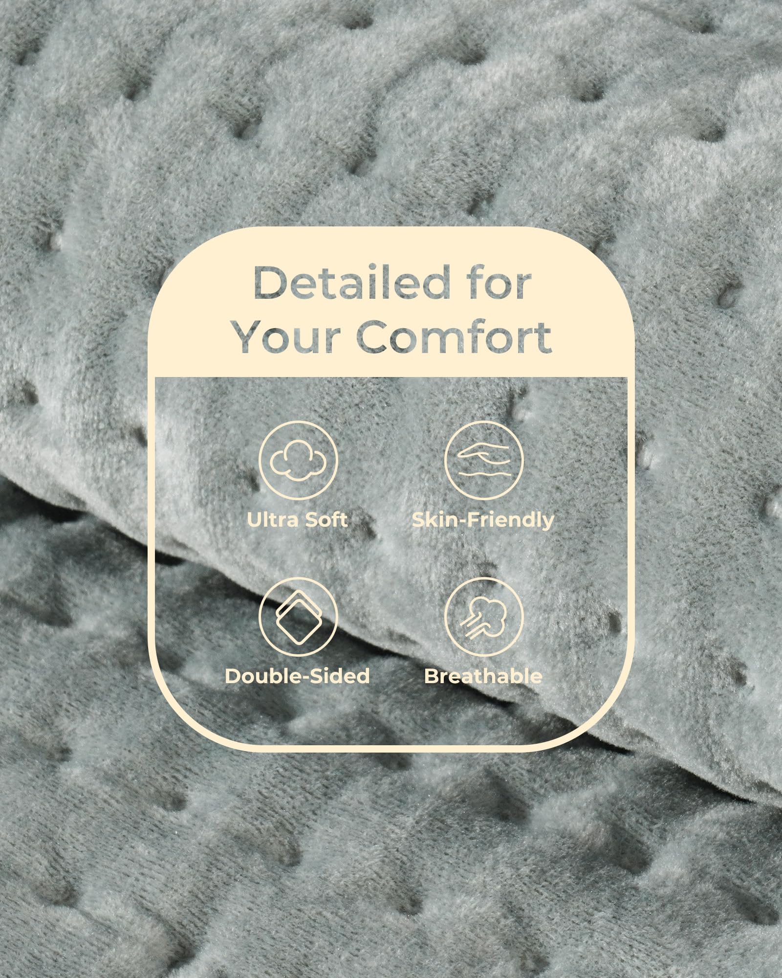 Purella tissu doux au contact offrant confort quotidien.