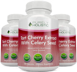 Ingrédients naturels Cerise Aigre et graines de céleri, formule équilibrée et naturelle.