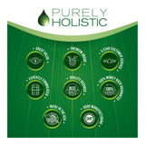 Flacon Purely Holistic Cerise Aigre sur fond clair, emballage sûr et conforme aux bonnes pratiques de fabrication.