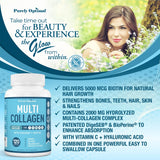 Purely Optimal Collagène Multi - Emballage: qualité certifiée et sans gluten.