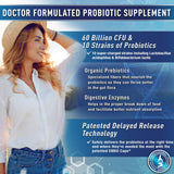 Équilibre microbiome femmes Purely Optimal, bouteille, soutien confort digestif féminin