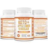 Purely Optimal Keto BHB-ACV, packaging élégant souligne une approche naturelle du bien-être.