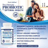 Soutien microbiome et équilibre intestinal avec Purely Optimal, bouteille