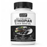 PURELYNUTRIENT huile de nigelle éthiopienne en gélules, pratique pour la routine quotidienne.
