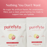 Préparation Purelyte en déplacement, hydratation rapide et efficace.