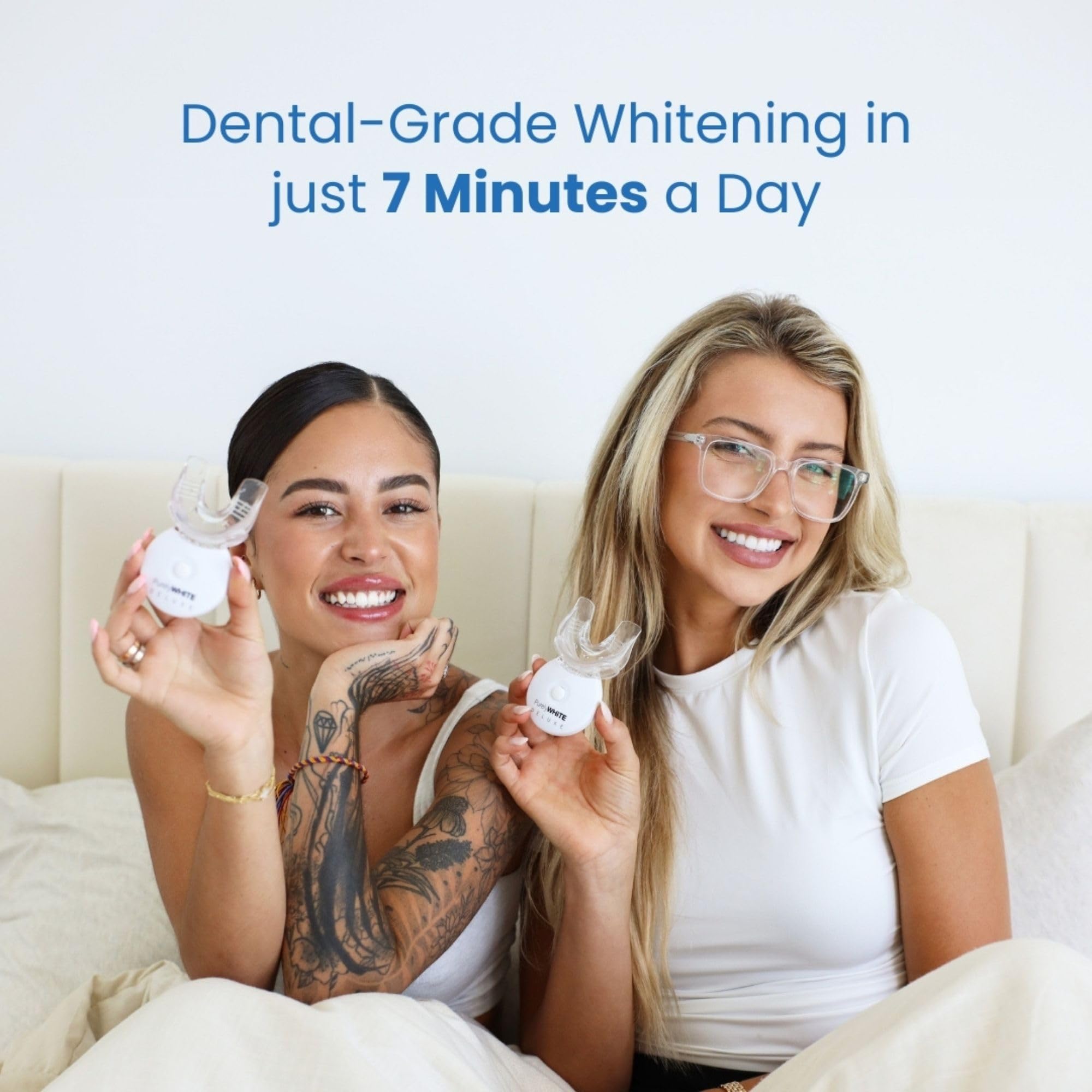 Emballage pratique PurelyWHITE DELUXE et rangement du kit.