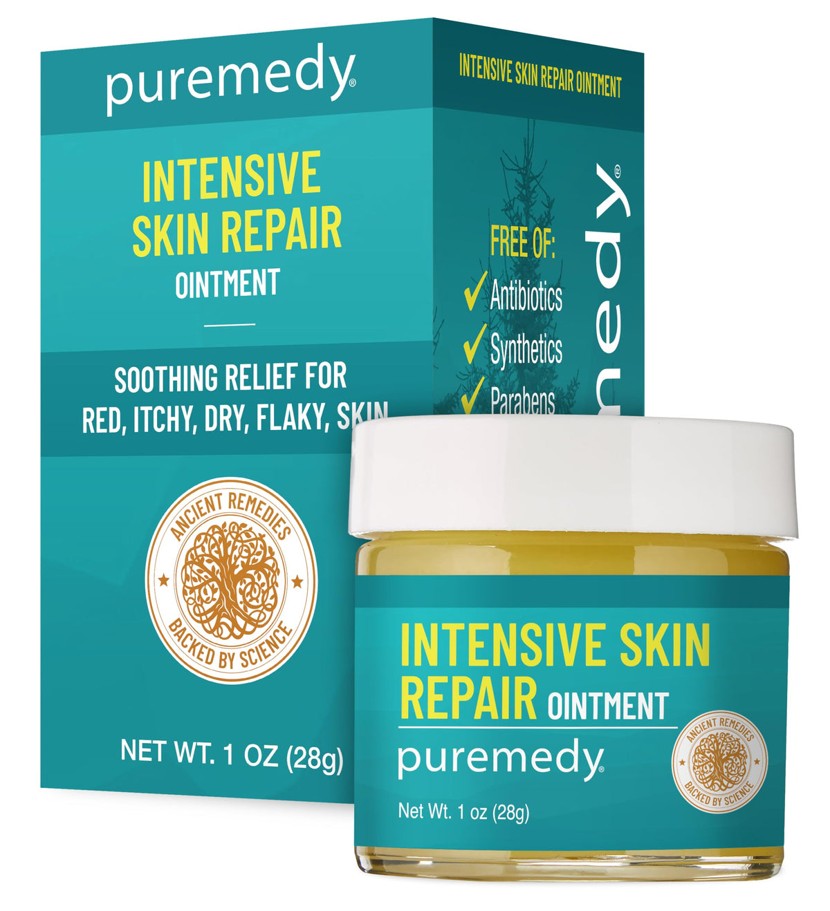 Puremedy pot soin eczéma, texture apaisante pour peau irritée