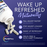 PurePlay Sommeil capsules disposées, format pratique pour routine nocturne.