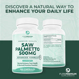 PurePremium Saw Palmetto habitude-quotidienne: usage quotidien pour le bien-être.