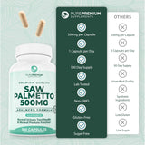 PurePremium Saw Palmetto sante-prostate: soutien potentiel de la santé de la prostate.