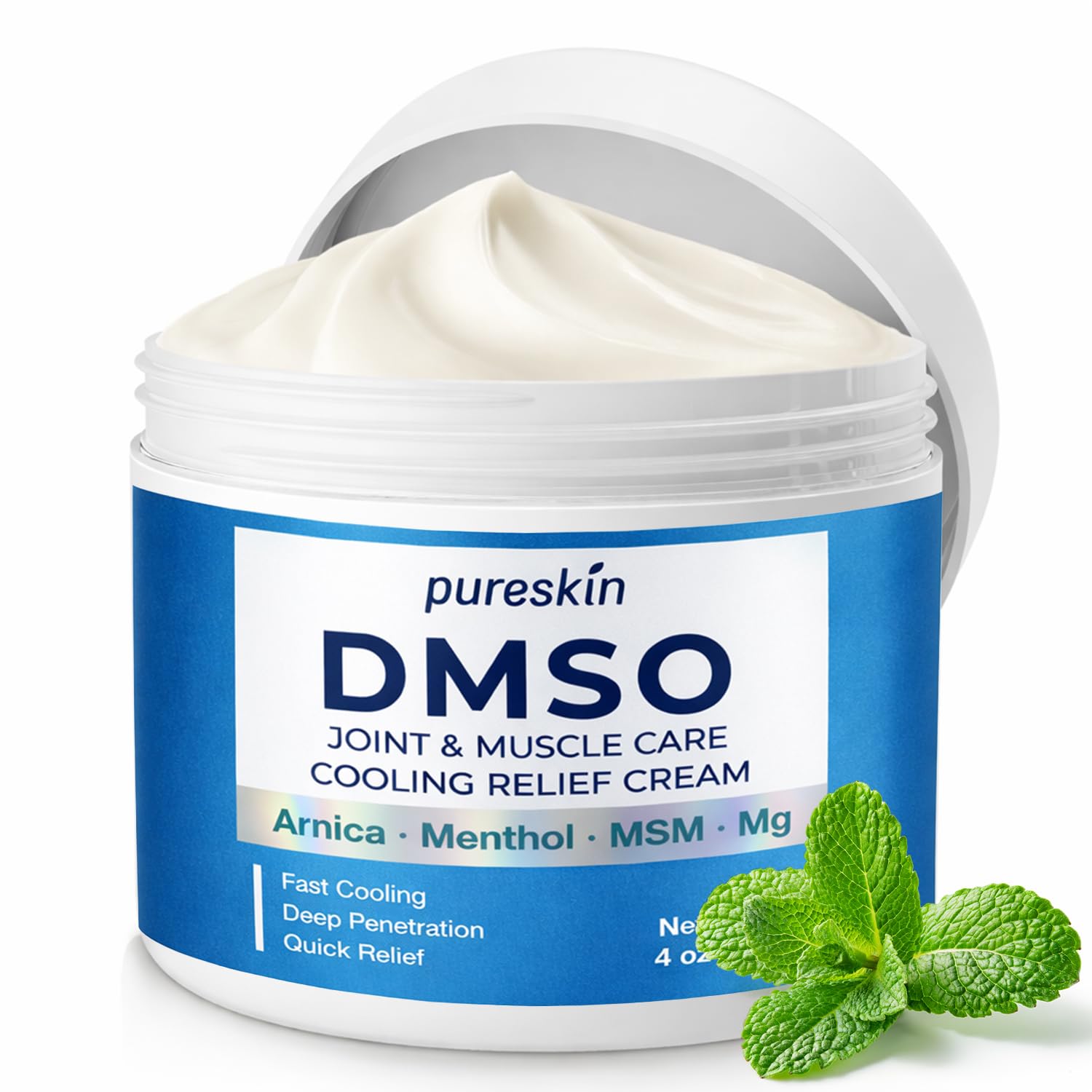 PURESKIN DMSO Crème — à appliquer avant ou après activité pour le confort.