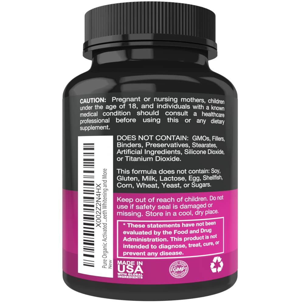 Charbon actif issu de coco bio, Purest Vantage, haute pureté.