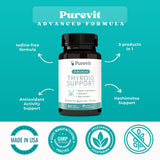 Purevit Thyroid Support – extrait de nigelle pour l’équilibre immunitaire et thyroïdien.