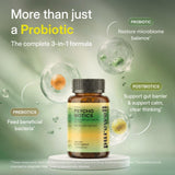 PUREWELL SCIENCES Psychobiotics, capsules à libération retardée protégeant les probiotiques.
