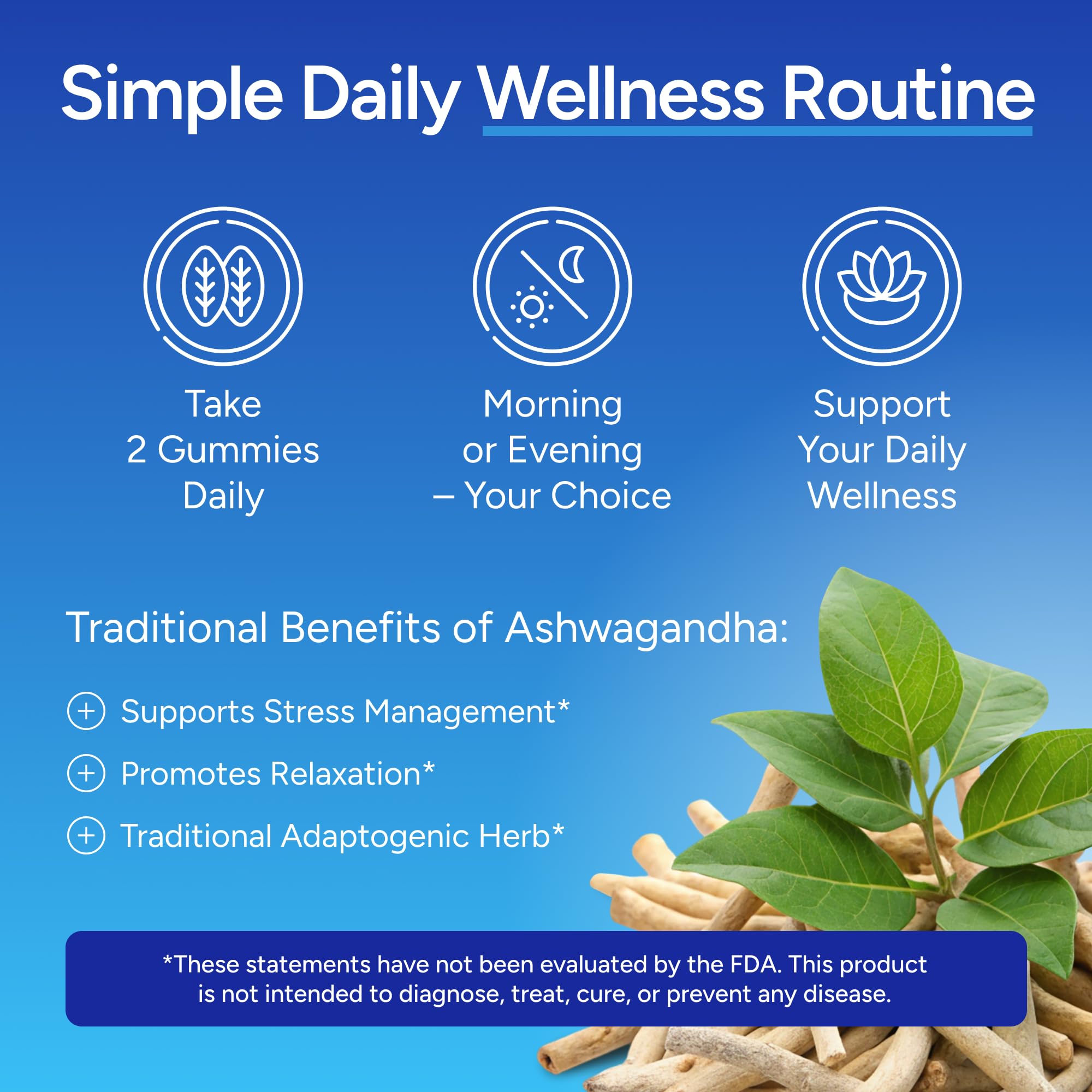 Extrait concentré Ashwagandha 50 mg par portion Purify Life