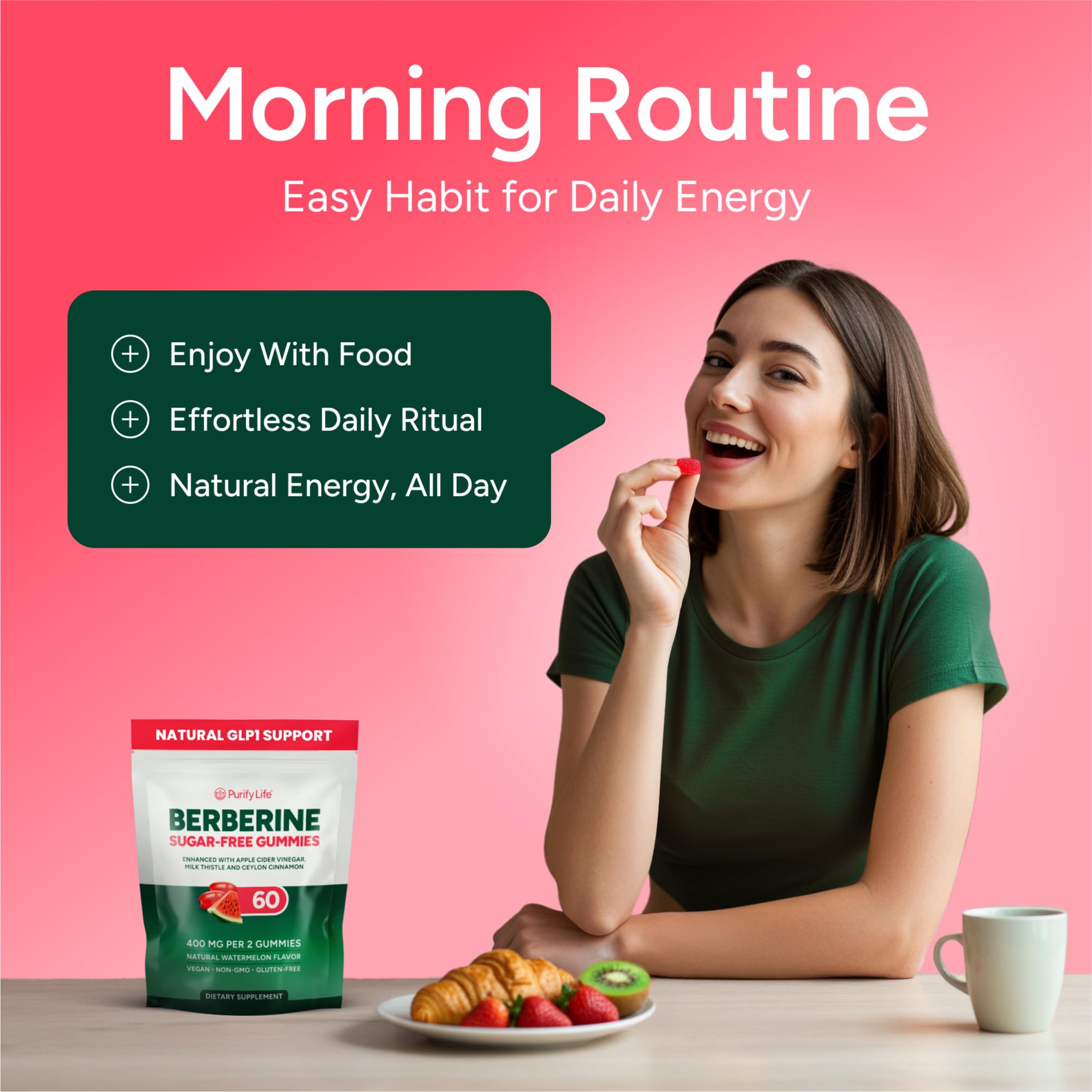 Prise quotidienne Purify Life Berberine – utilisateur satisfait