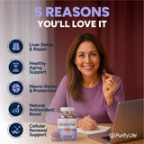 Purify Life gommes résveratrol véganes, alternative facile aux capsules