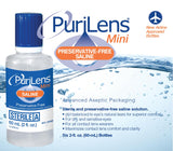 Purilens Mini clarté lentilles : rinçage et stockage pour une vision nette.