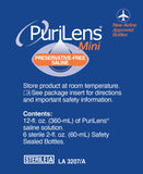 Purilens Mini pack six bouteilles : pratique pour le domicile et les voyages.