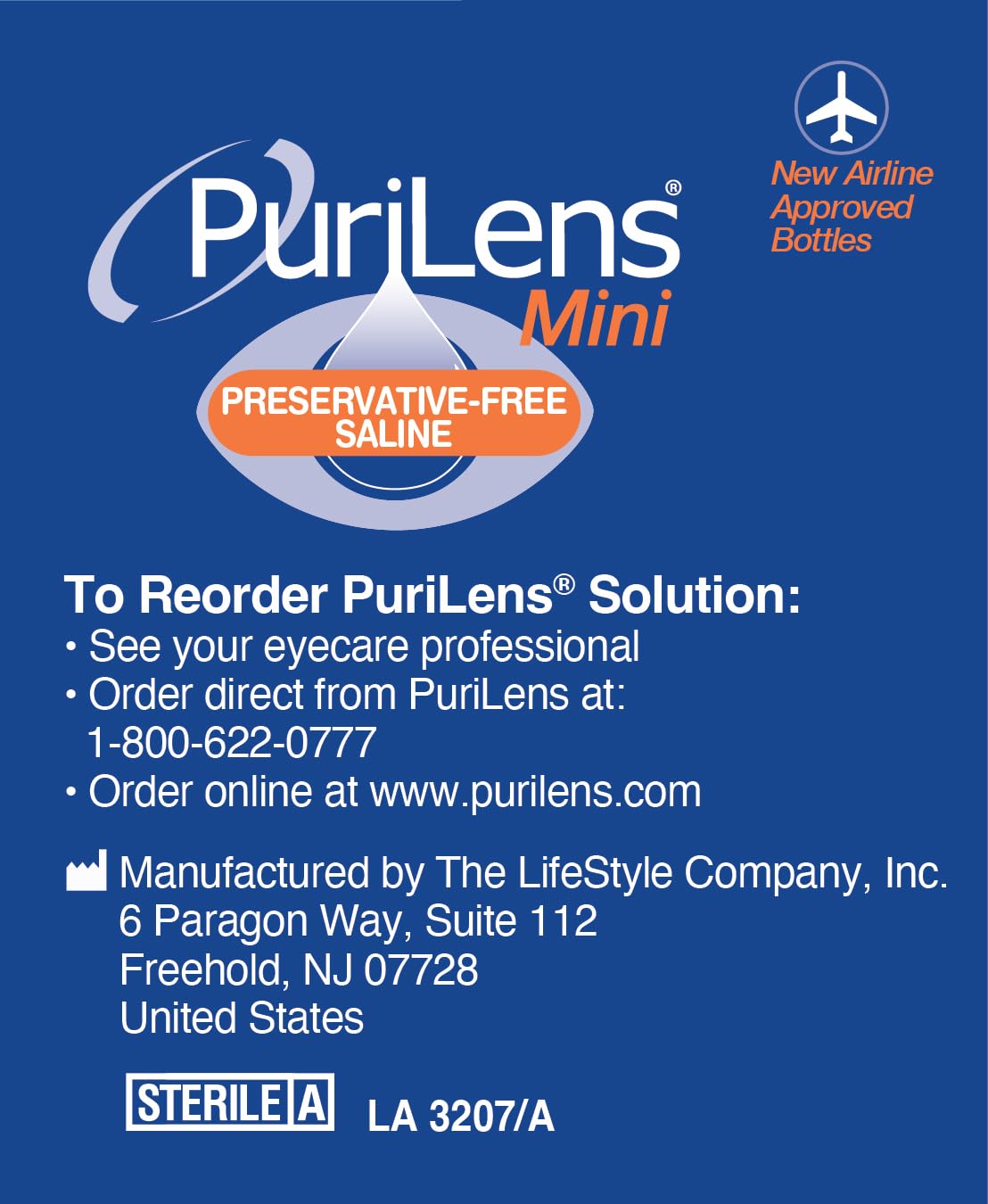 Purilens Mini utilisation universelle : convient à tout porteur de lentilles.