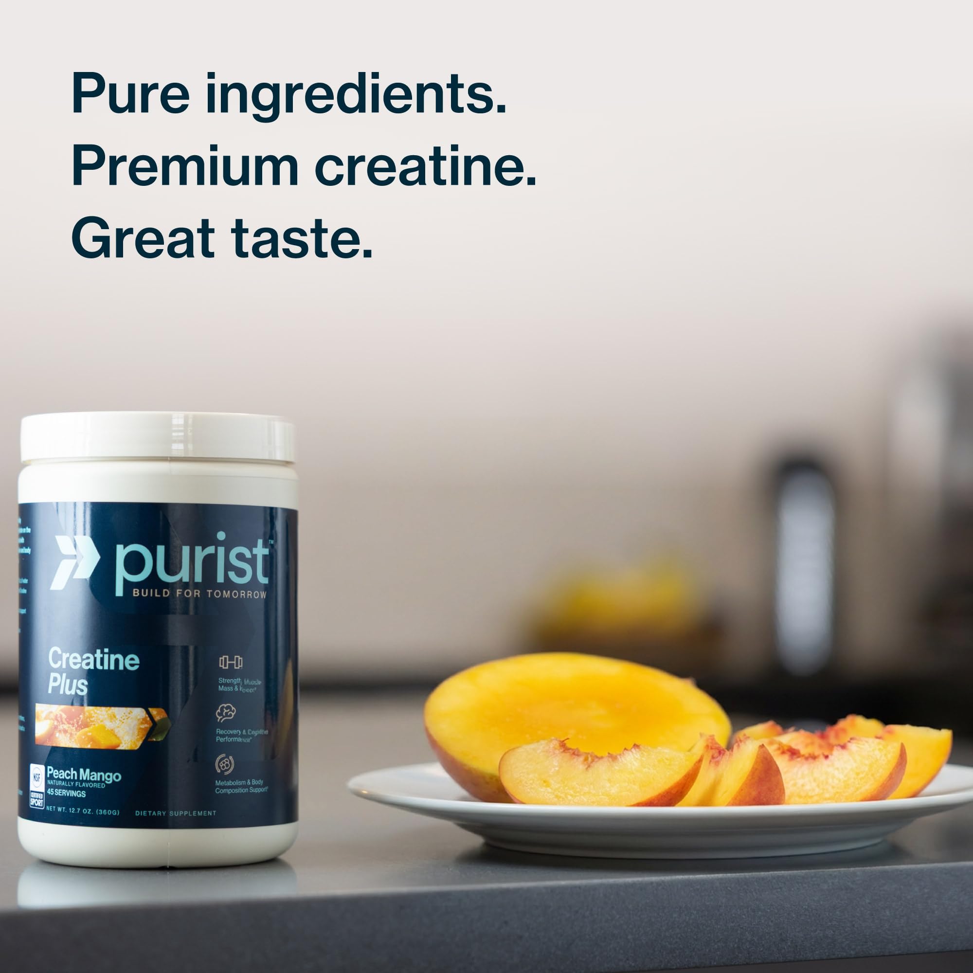PURIST : emballage compact facilitant le transport et le rangement.