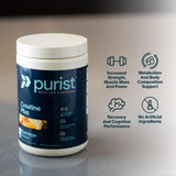 PURIST : logo NSF Sport, symbole de contrôle qualité et sécurité.