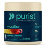 Purist électrolyte poudre dose : hydratation rapide après l'entraînement.