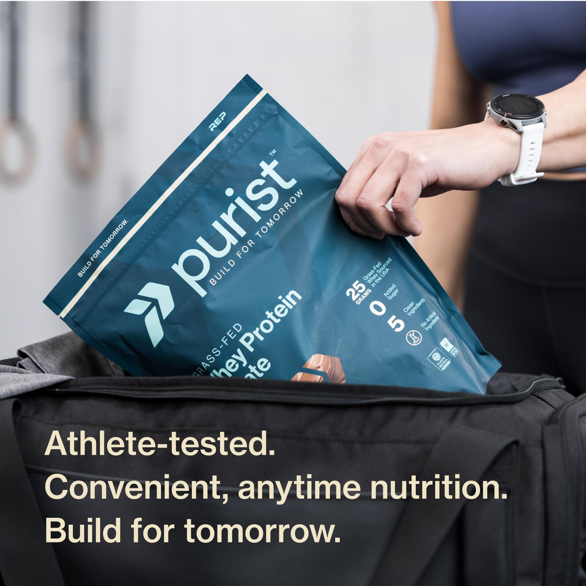 Purist REP Whey ingrédients naturels sans artificiels ni hormones.