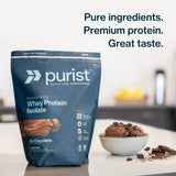 Purist REP Whey mesure-cuillere pour doser précisément.