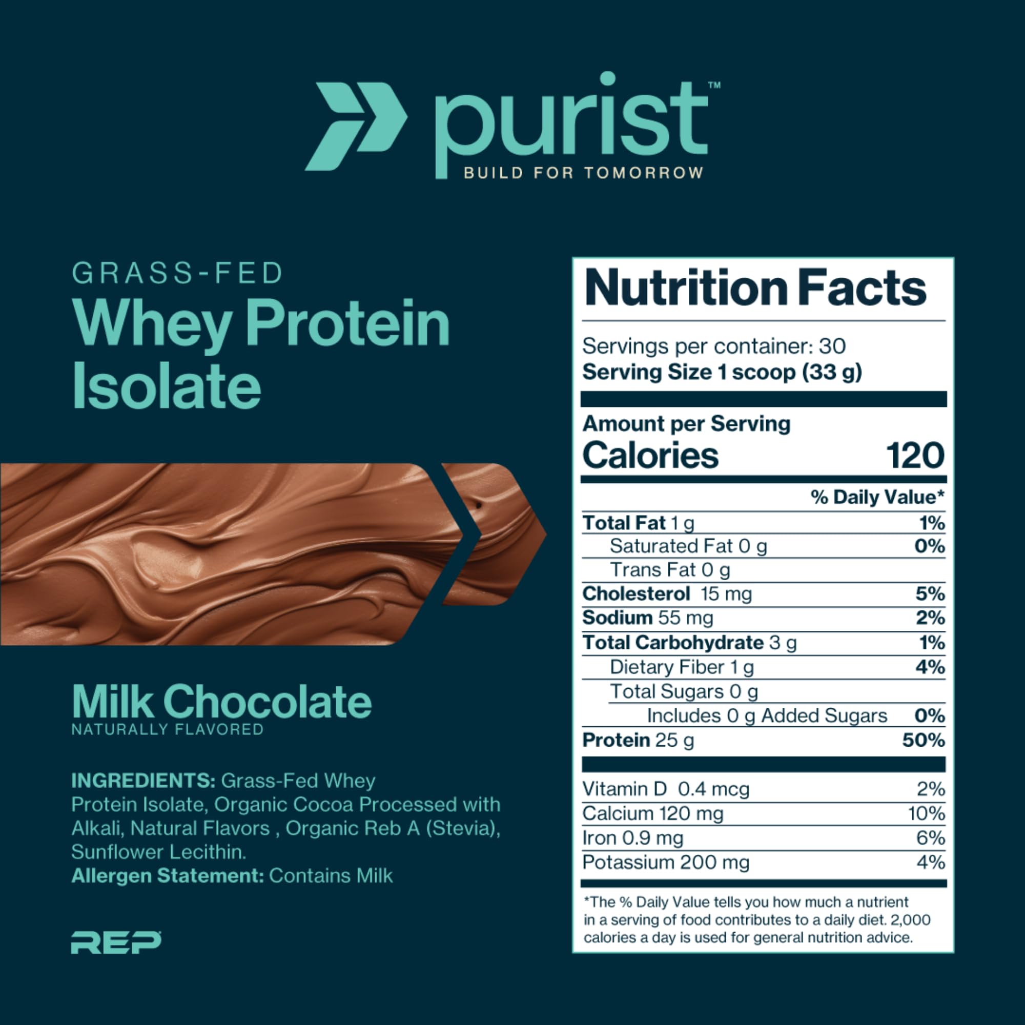Purist REP Whey shaker prêt à lemploi après effort.