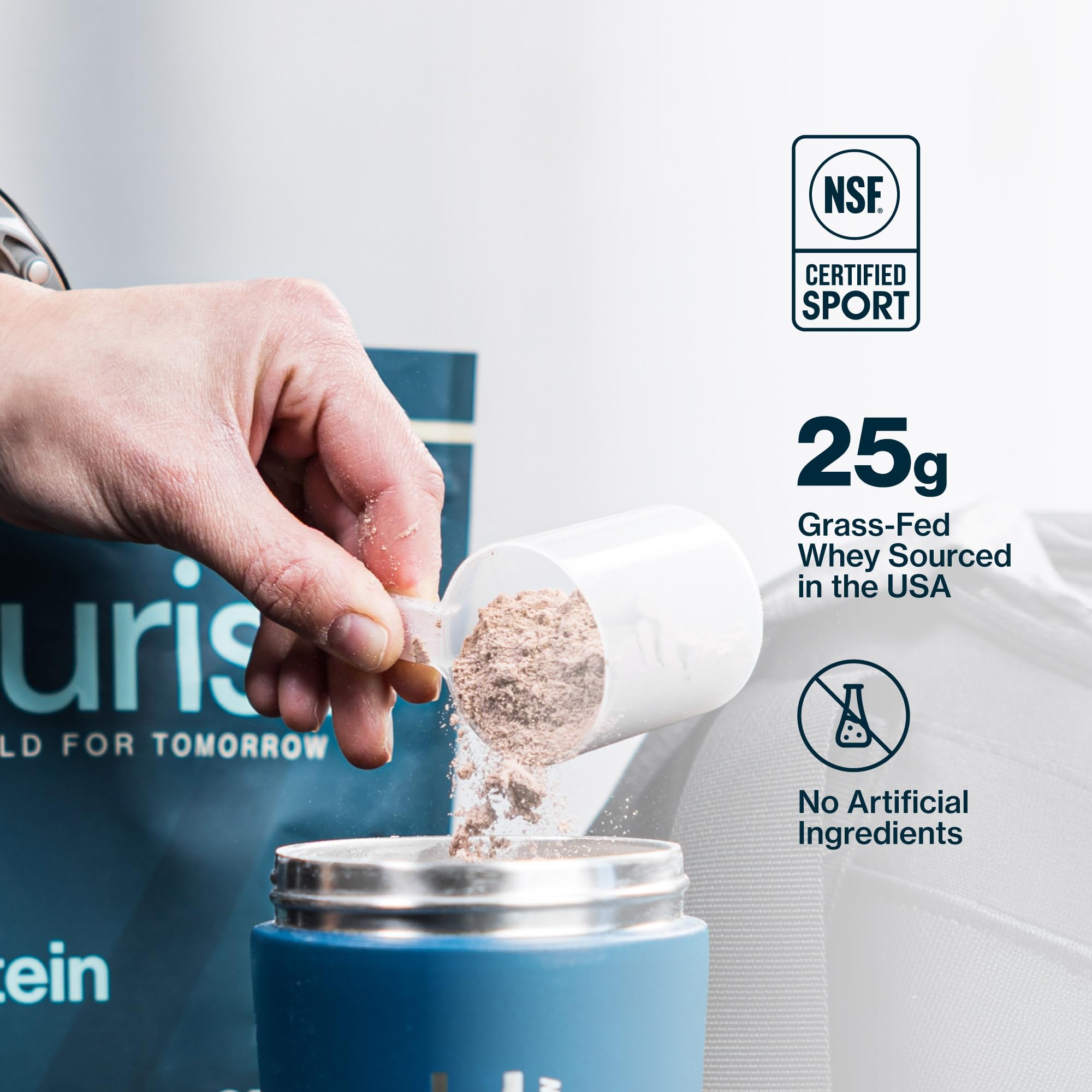 Purist REP Whey usage quotidien, énergie propre et pratique.