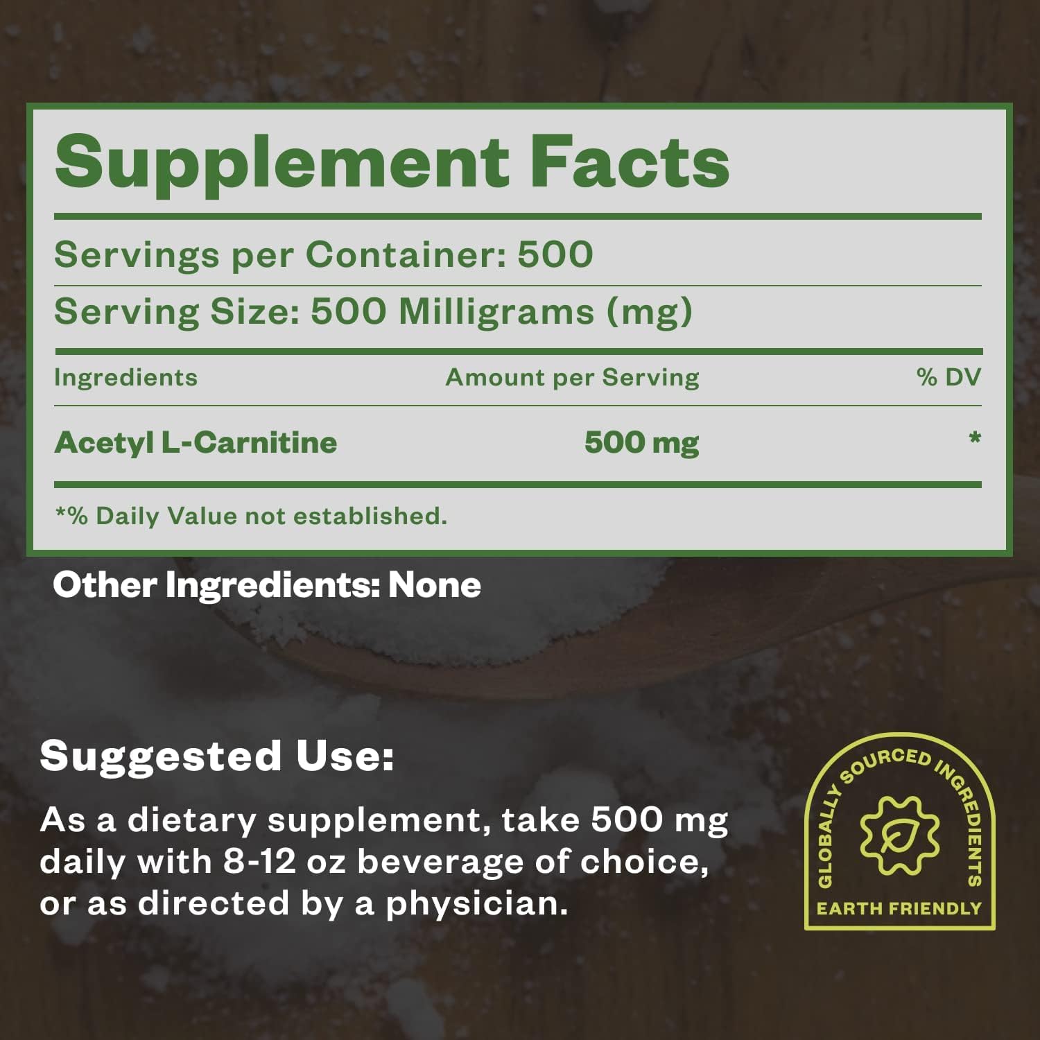 Purisure Acétyl L-Carnitine Poudre Préparation Shake: parfait dans votre routine.