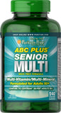 Puritan's Pride ABC Plus senior – bouteille visible, soutien quotidien pour un mode de vie actif.
