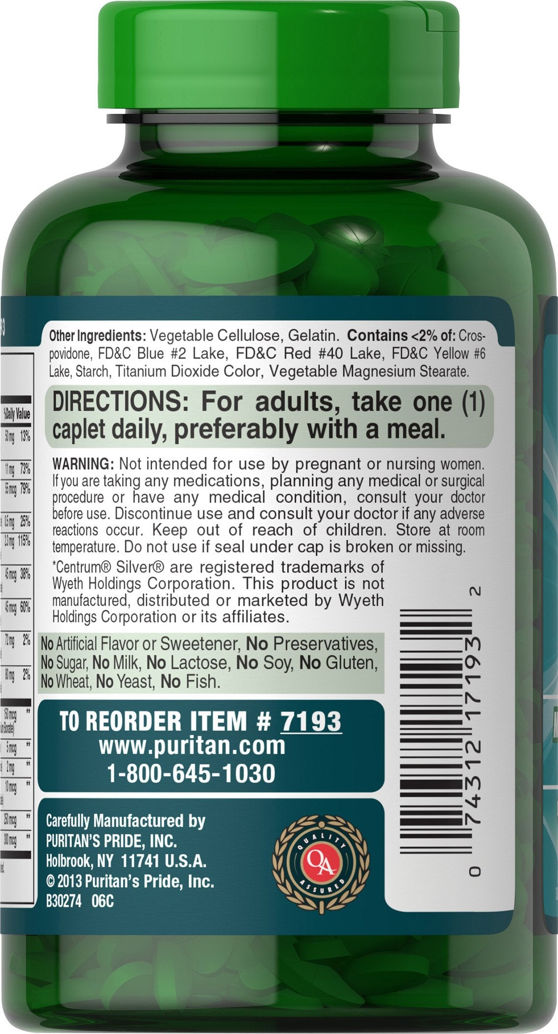 Puritan's Pride ABC Plus senior – utilisateur 50+ en contexte de routine matinale.