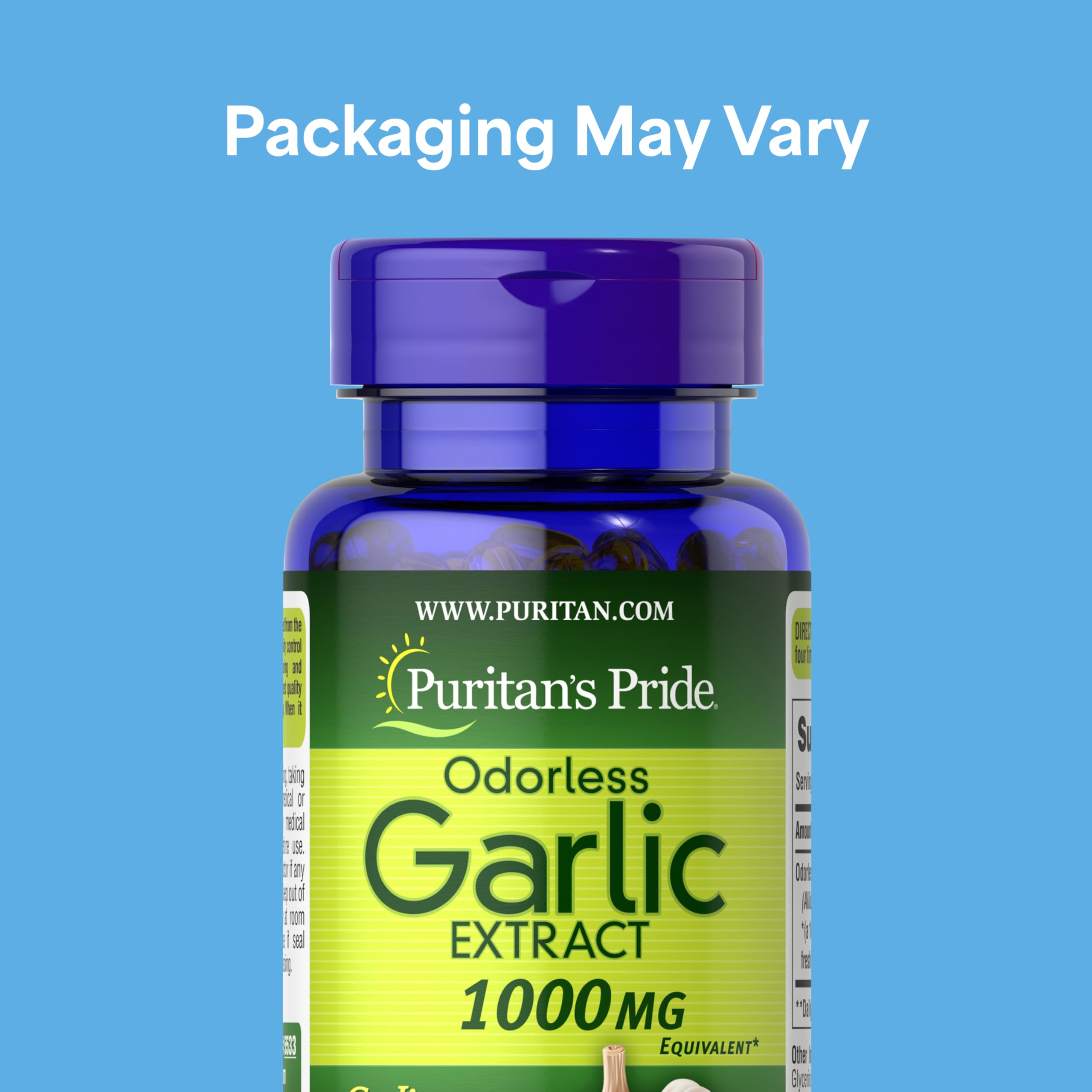 Puritan's Pride ail sans odeur utilisation quotidienne pour la circulation.