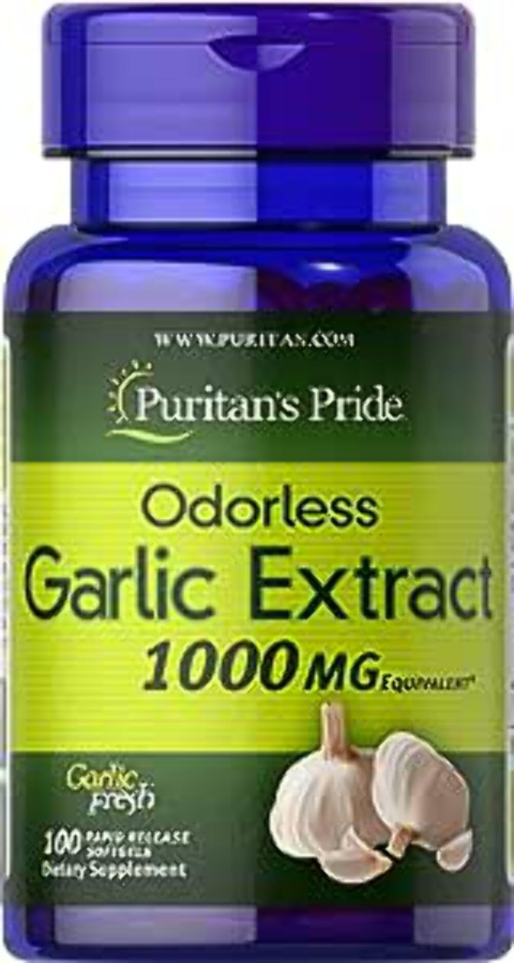 Puritan's Pride ail 1000 mg – bouteille prête pour votre routine quotidienne.
