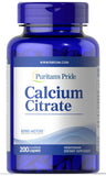 Puritan's Pride calcium citrate 200 mg — bouteille du complément pour soutenir la santé osseuse au quotidien