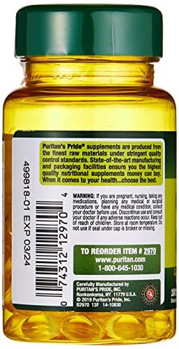 Puritan's Pride capsules molles d ail 1000 mg — format pratique et simple.