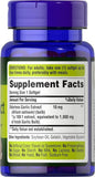 Puritan's Pride ail 1000 mg – étiquette claire pour une utilisation sûre.
