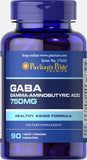 Puritan's Pride GABA 750 mg capsules — capsules faciles à avaler pour la routine bien-être