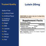 Puritan's Pride Lutigold Lutein - boîte de gélules 120, approvisionnement multi-mois.