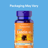 Gélules Puritan's Pride Lutigold Lutein faciles à avaler pour l'utilisation quotidienne