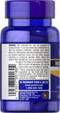Puritan's Pride Mélatonine 12 mg, flacon de 60 gélules pratique lors de voyages.