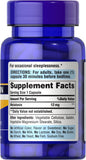 Puritan's Pride Mélatonine 12 mg capsules, dosage élevé pour routine nocturne.